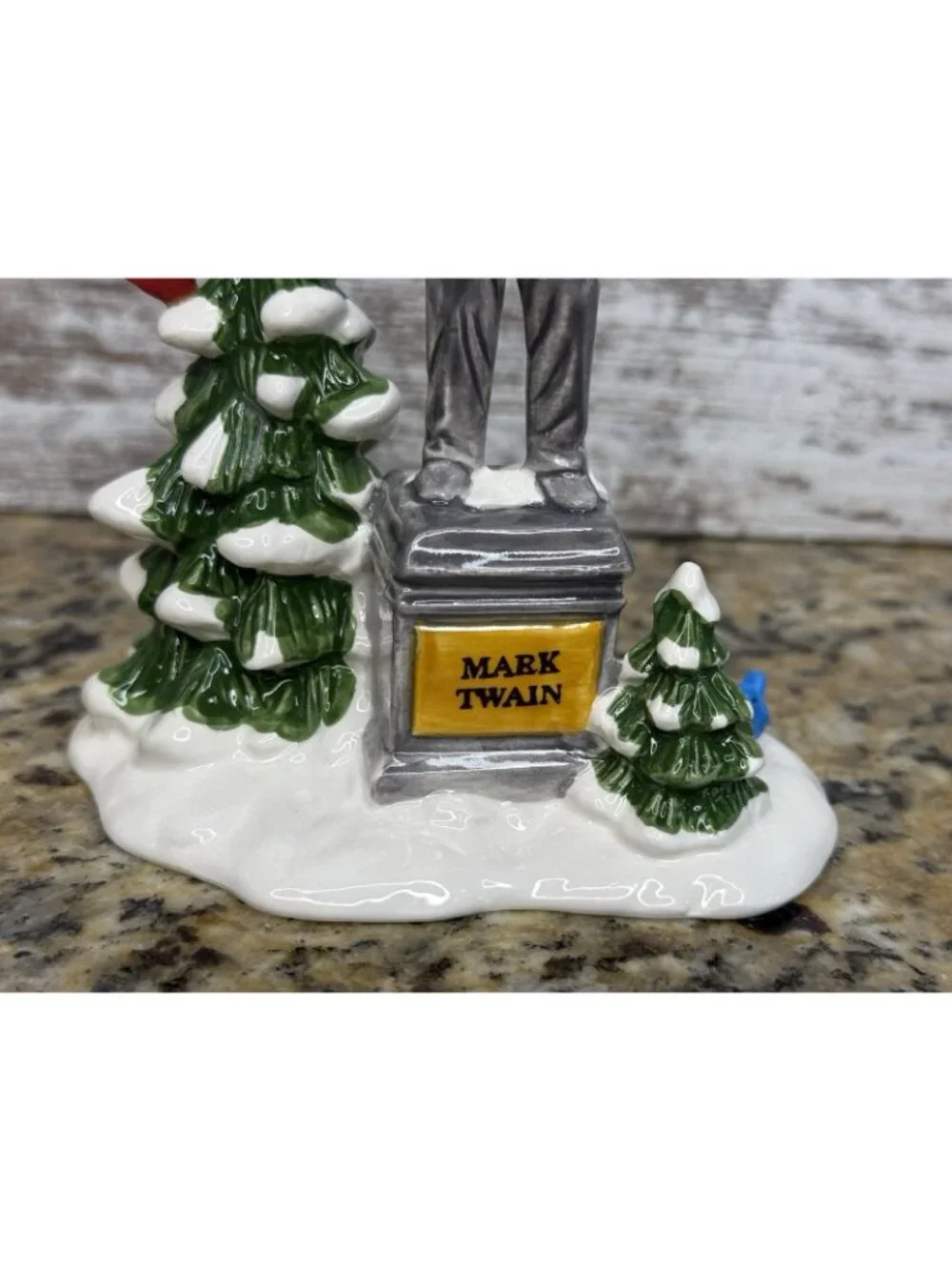 Department 56 The Original Snow Village Statue Of Mark Twain #5173-0